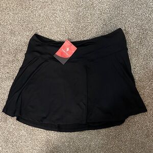 Santiny Black Active Skort - Women's Athletic Skirt